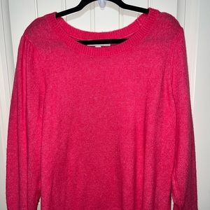 Loft plus 20/22 pink sweater